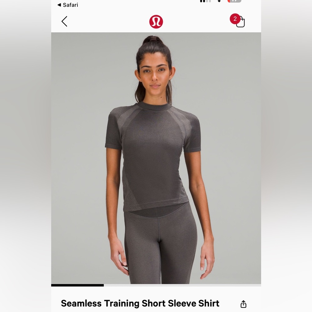 Seamless Training Short Sleeve Shirt Size 10